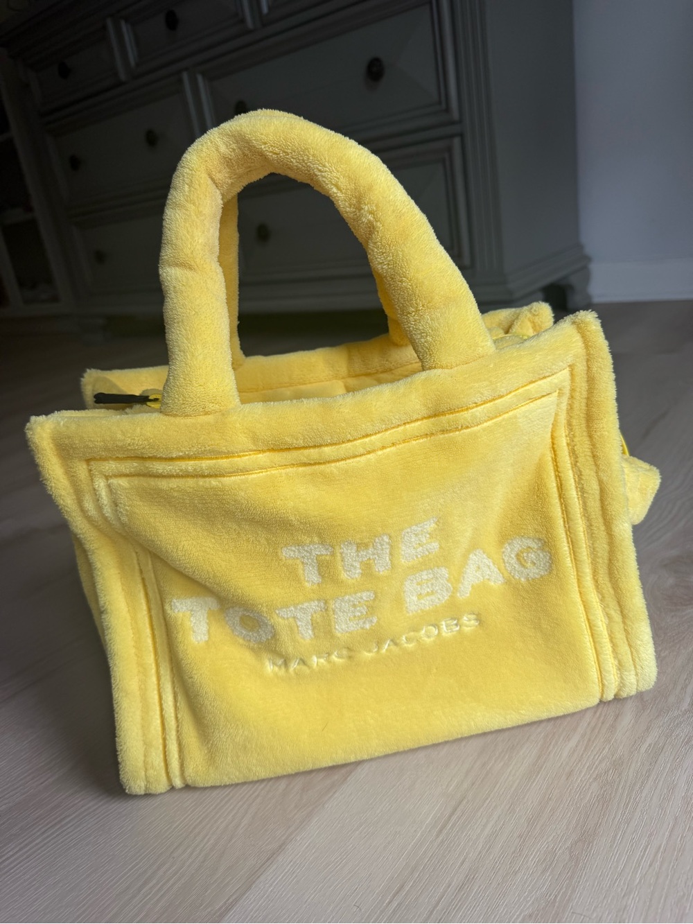 Marc Jacob’s the tote terry cloth handbag